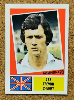 FKS Argentina 78 1978 World Cup Football Unused Sticker #273 England CHERRY • £2