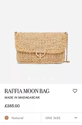 Vanessa Bruno Raffia Moon Bag  • £250