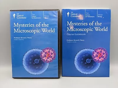 The Great Courses -  Mysteries Of The Microscopic World Fleury Guidebook + 4 DVD • $14.95