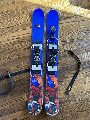$150 • Buy LINE FLY SKI BOARDS 84CM. TWIN TIP FREESTYLE BLADES - Trick Skis
