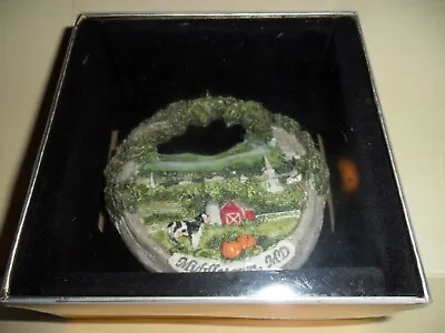 HESTIA Creations Middletown MD Farmer Ornament Handcrafted Marblehead • $22.99