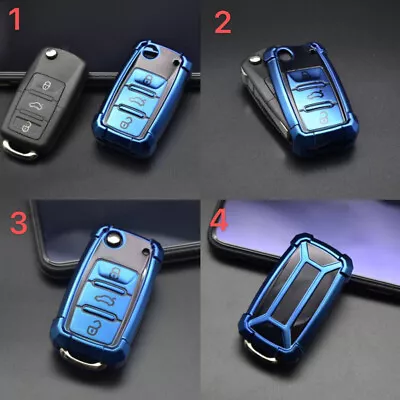 Car Key Fob Cover Shell TPU Remote Case For VW Golf GTI R32 Jetta Polo Beetle • $7.99