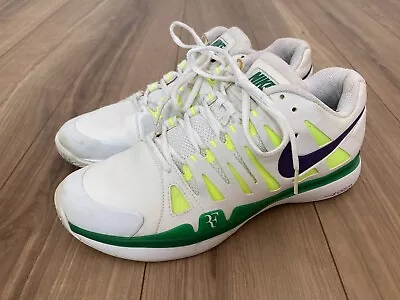 Nike Air Zoom Vapor 9.5 Tour SL Federer Wimbledon US9 UK8 EUR42.5 RF • $279