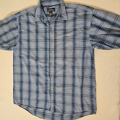 VTG Moose Creek Legendary Clothing Cotton Button Shirt Men's Size XL Blue Plaid • $23.99