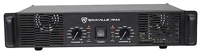 Rockville RPA5 1000 Watt Peak / 500w RMS 2 Channel Power Amplifier Pro/DJ Amp • $89.96