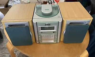 AKAI Digital AM/FM Radio With Clock & Speakers CD Player Doesn’t Work • $6