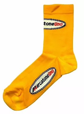 Mercatone Uno Retro Vintage Made In Italy Pantani Cycling Team Bike Socks  • $9.99