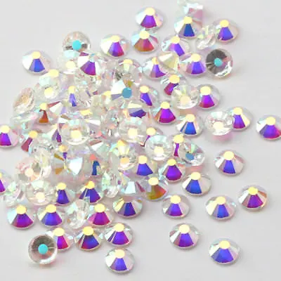 288 720 1440pcs Clear AB Nail Art Rhinestone Flatback Glitter 3D Tips Decoration • $4.89