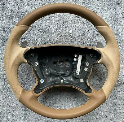 Mercedes Benz AMG Steering Wheel W221 W219 W463 W209 Beige Steering Wheel  • $1068.85