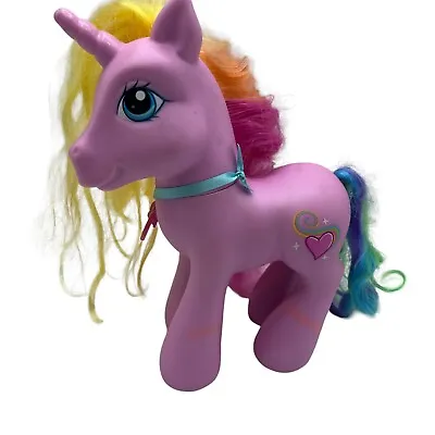 My Little Pony MLP G3 9  Styling Pony Rarity Hasbro 2005 MLP Glitter Horn • $8.99
