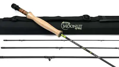 Moonlit Umbra Graphite 7'6  3wt Fly Rod (Premium Performance ) Adaptive Fast • $169.99