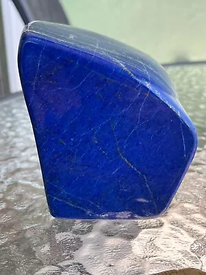 2.48LBS Fully Polished Lapis Lazuli Freeform Crystal Slab Display • $107.99