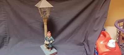 Vintage Chalkware Lamp Oriental Figure Asian Lampfor Parts Or Fix • $30