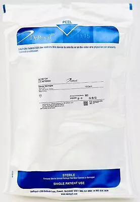 *10-Pieces* DeRoyal Mesh Gauze Sponge 8  X 4  Sterile White 32-121 • $9.99