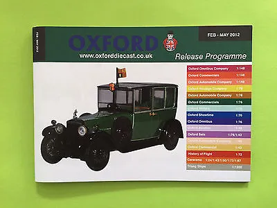 £4.99 • Buy Oxford Diecast Catalogue (Feb 2012 - May 2012) Mint Condition