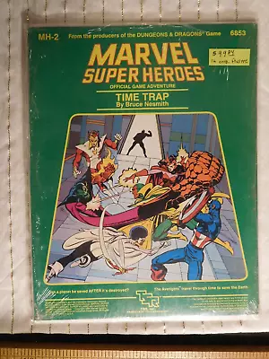 Marvel Super Heroes Time Trap Game Adventure 1984 New & Sealed In Original Plast • $49.94