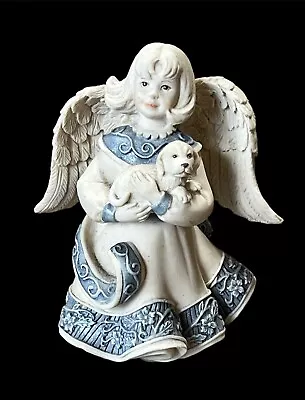 Sarah’s Angels Mini Angel / Puppy Ellaine Little Bit Of Heaven 3” Figurine • $10