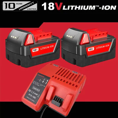 For Milwaukee XC M18 Lithium 8.0 Ah 18V Extended Capacity Battery 48-11-1860 UK • £16.59