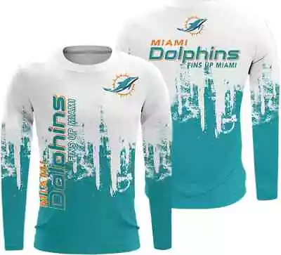 Miami Dolphins Lightweight Long Sleeve Shirt • $15.99