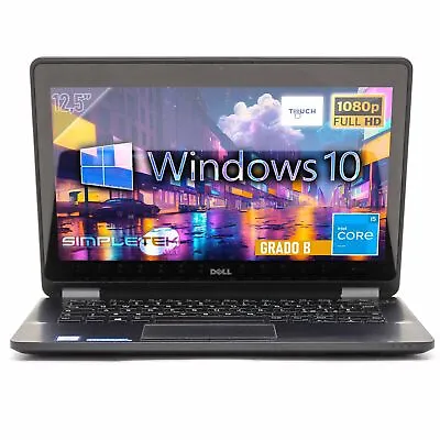 Dell E7270 Core I5 125” Laptop Windows 10 Pro 16GB 480GB Touchscreen PC LTE • $809.68