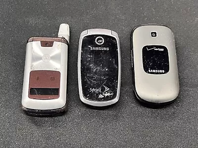 Mixed Lot Of 3 Flip Phones • $49.99