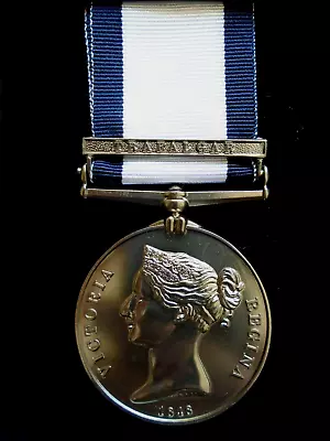 Naval General Service Full Size Medal With Trafalgar Clasp + Presentation Box • £22