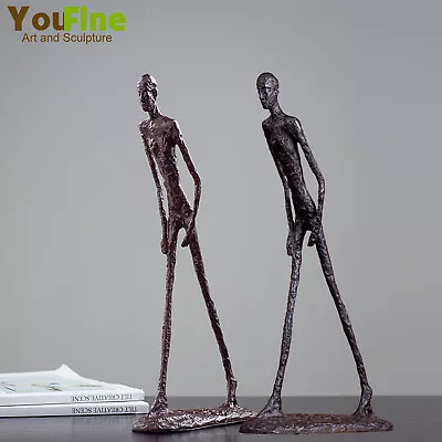 Giacometti Series Bronze Sculpture Famous Bronze Statue Vintage Abstract Crafts • $129