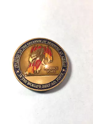 U S Air Force Challenge Coin-Awarded On The Occasion Of Becoming An Airman • $16.89
