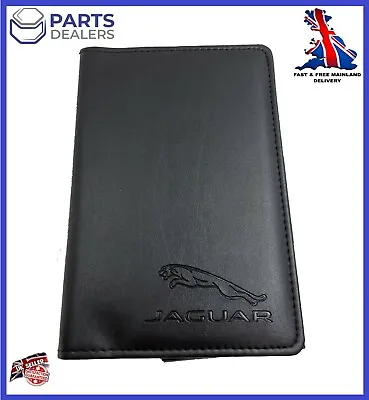 Genuine Jaguar Leather Wallet Document Folder For Car Handbook Manual • £44.99