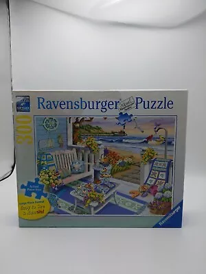 Ravensburger  Seaside Sunshine 300 PC Jigsaw Puzzle Complete In Box • $18