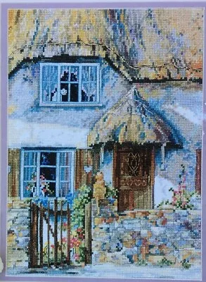 Sweetheart Thatch Cottage Marty Bell Cross Stitch Pattern Leaflet #341 • $1.99