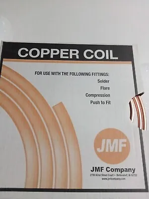 3 New 1/4-in X 5-ft Copper Utility Grade Soft Coil Tube  Compressed Air • $12.50