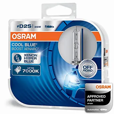 $120.72 • Buy OSRAM Xenarc Cool Blue Boost D2S Xenon Car Headlight Bulbs Twin 66240CBB-HCB