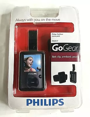 New Philips GoGear PAC017 Move Pack - Belt Clip Armband And Pouch NEW UNOPENED • $7.95