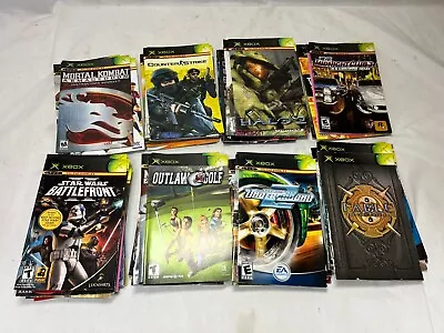 Original Xbox Game Manuals - Lot Of 79 - NO GAMES • $50