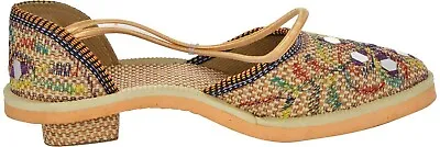 Handmade Women Jutti Traditional Mojari Ethnic Shoe • $19.99