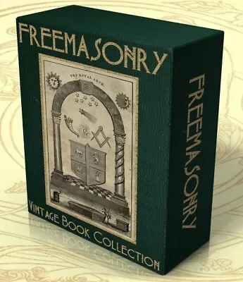 FREEMASONRY Vintage Book Collection 450+ Books +  Vintage Masonic Image Gallery • $9.67