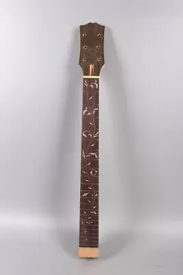Mahogany Guitar Neck 22fret 24.75inch Vine Inlay SG Style Rosewood Fretboard US • $64.87