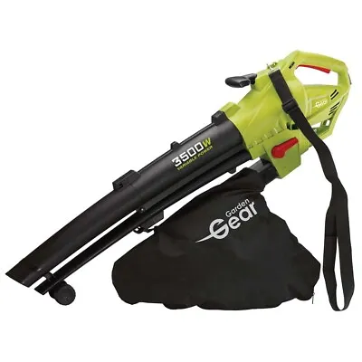 3-In-1 3500W Garden Gear Electric Leaf Blower Vacuum Shredder Mulcher • £8.50