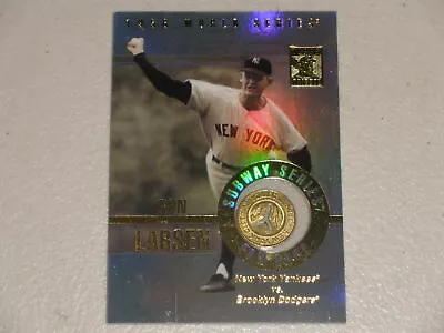 2003 Topps Tribute World Series Subway Series Fan Fare Token #DL Don Larsen • $1.99