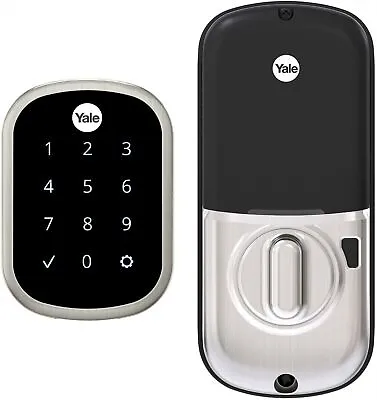 Yale Security Assure Lock Sl Satin Nickel Double-Cylinder Deadbolt With Lighted • $99