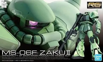 Bandai RG(04) 1/144 MS-06F Zaku II Mass Productive Mobile Suit Gundam Model Kit • $28.90