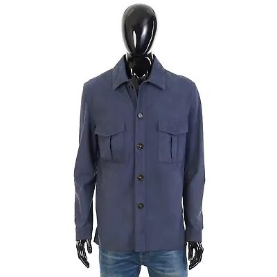 LORO PIANA 5825$ Shirt Jacket - Overshirt Ultra-Soft Suede • $3196