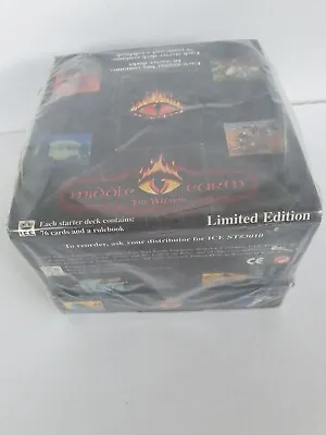 MIDDLE EARTH CCG THE WIZARDS Ltd Edt STARTER DECK X 10 FACTORY SEALED INVESTMENT • $820.50