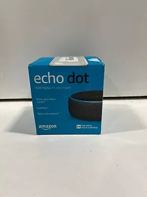 Amazon Echo Dot (3rd Generation) Smart Speaker - Charcoal • $6.50