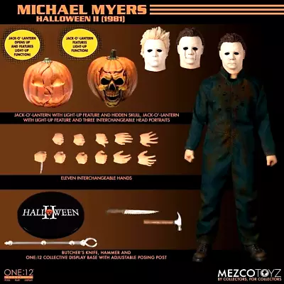 Mezco Halloween Michael Myers One 12 Boxed Set New & Sealed 3 Heads Horror Movie • $71