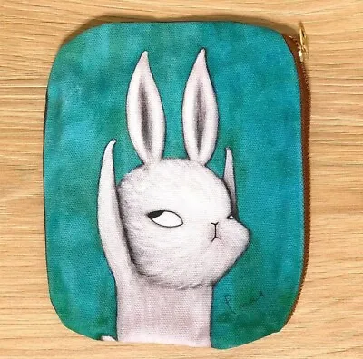 Tall Rabbit Cosmetic/Pencil Pouch/Bag • $25
