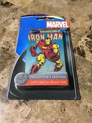 Disney D-Tech Iron Man Marvel Tony Stark Clip Case & Screen Guard IPhone 4/4S • $0.99