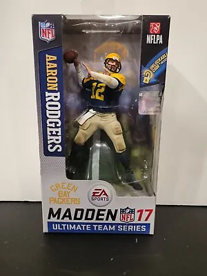 McFarlane Madden 17 NFL Ultimate Team Series Aaron Rogers Action Figure 2016 • $21