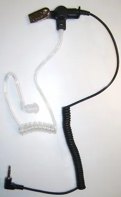 SWAT Style Listen Only Acoustic Tube Headset 3.5 Mm Plug Pin For Speaker Mics • $14.95